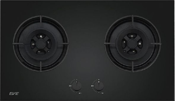 เตาฝังแก๊ส รุ่น HB78-2BCC/BG ดำ