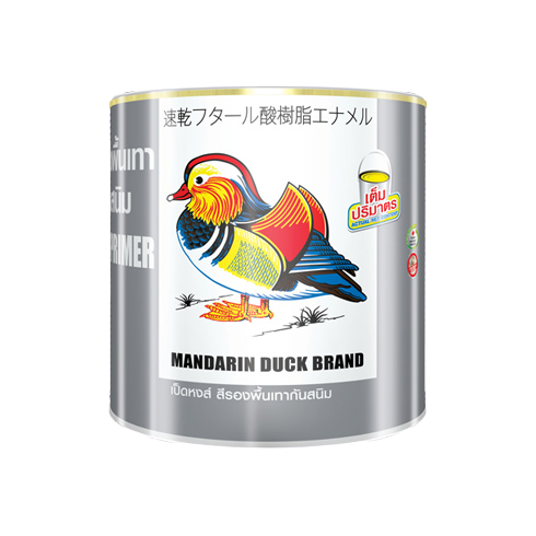 สีรองพื้นกันสนิม สี เทา เป็ดหงษ์ (ถัง)