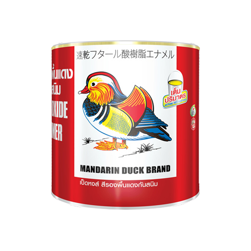 สีรองพื้นกันสนิม สีแดง เป็ดหงษ์ (ถัง)