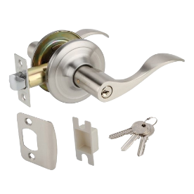 HAFELE มือจับก้านโยกพร้อมระบบล็อค 489.10.796 SS ของแท้ By Scg warin เมืองวัสดุ